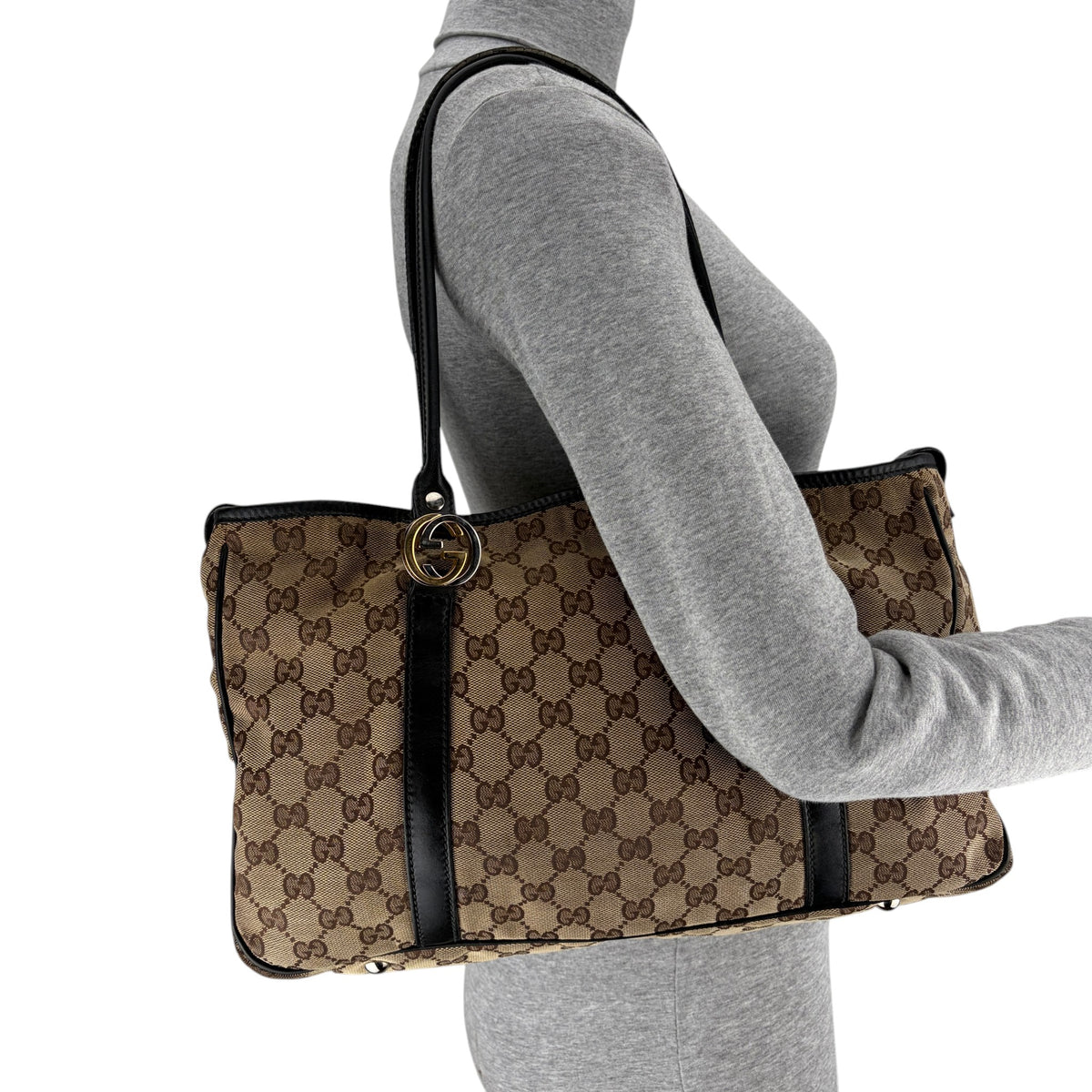 GUCCI GG TWINS MONOGRAM BAG MEDIUM