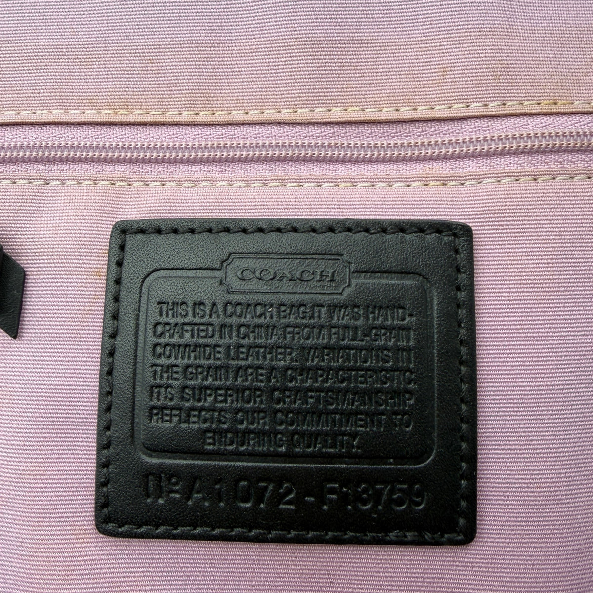 COACH PLEATED GALLERY TOTE BAG BLACK LEATHER