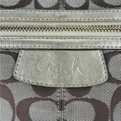 COACH SIGNATURE JACQUARD STRIPE BAG 
