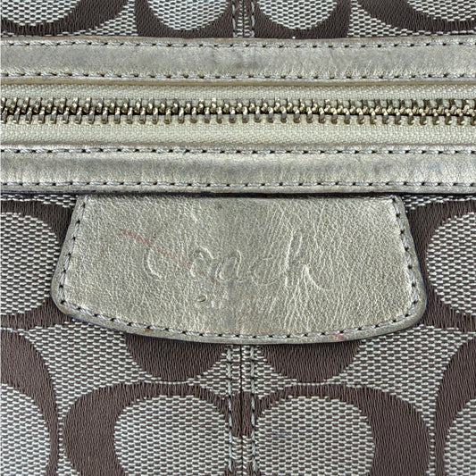 COACH SIGNATURE PENELOPE GOLD SHOPPER BAG