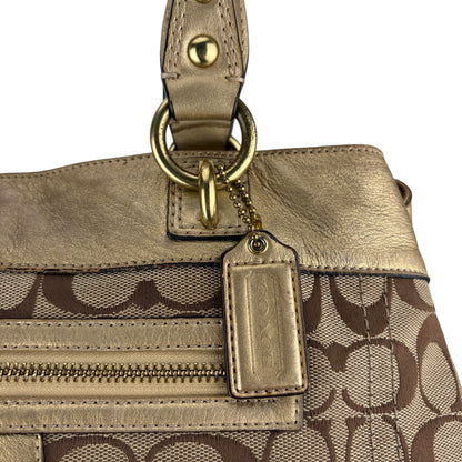 COACH SIGNATURE JACQUARD STRIPE BAG 