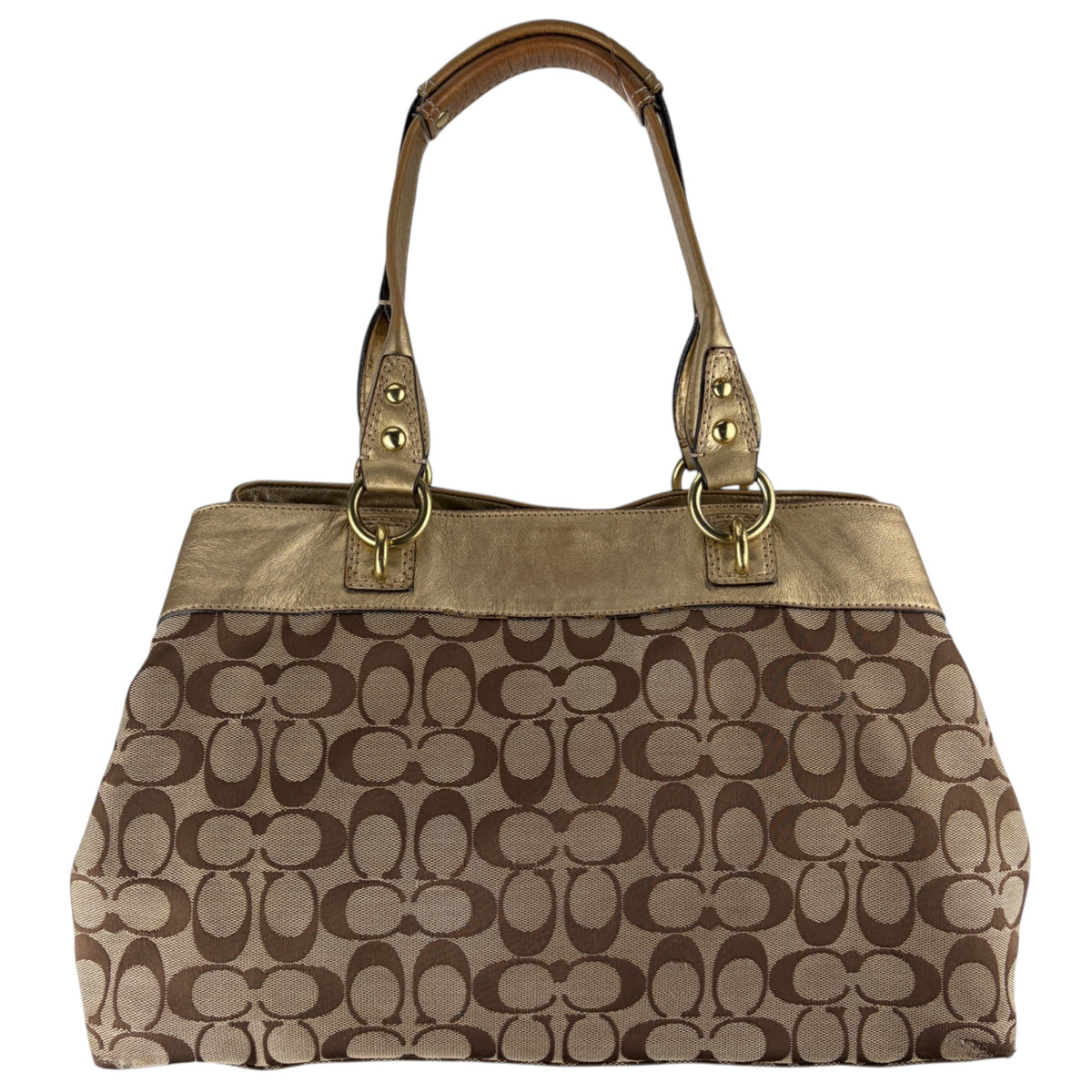 COACH SIGNATURE JACQUARD STRIPE BAG 