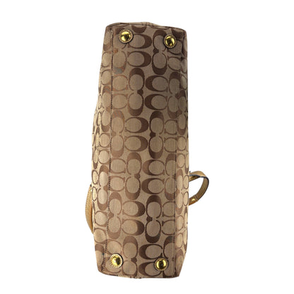 COACH SIGNATURE JACQUARD STRIPE BAG 