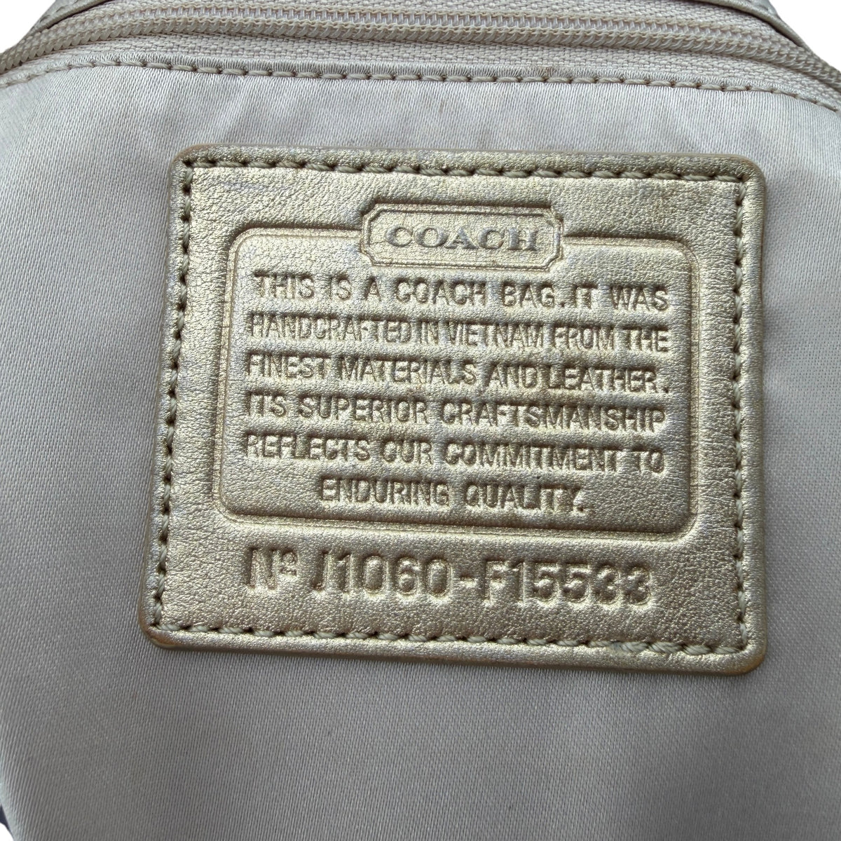 COACH SIGNATURE JACQUARD STRIPE BAG 