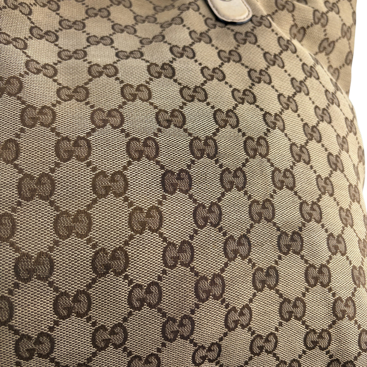 GUCCI GG CANVAS ICON BIT TOTE BAG