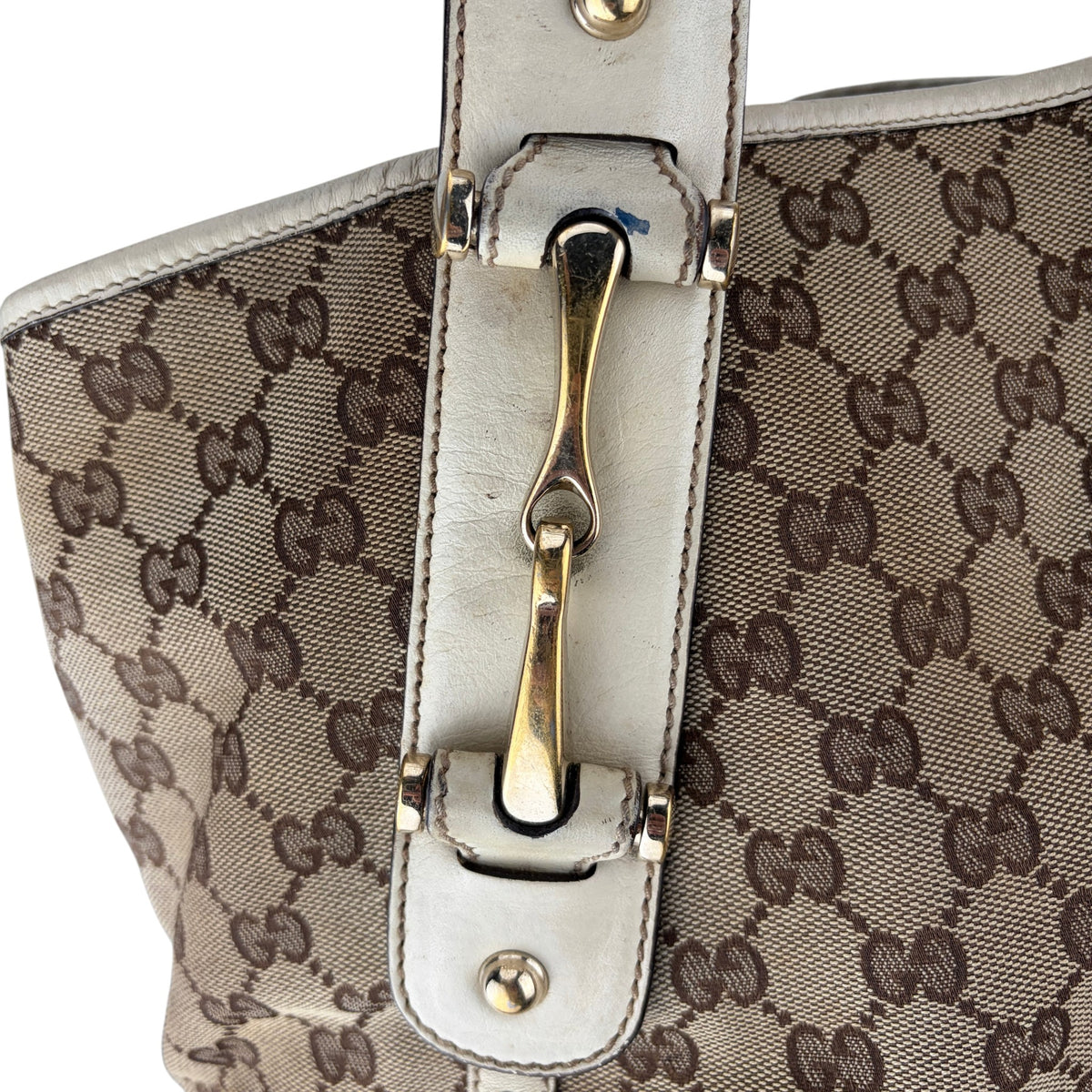 GUCCI GG PELHAM BRAIDED SHOULDER BAG