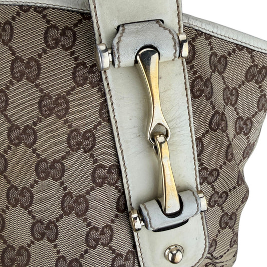 GUCCI GG PELHAM BRAIDED SHOULDER BAG
