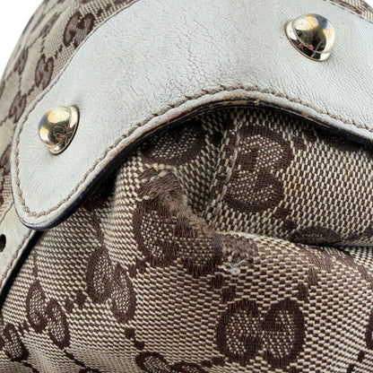 GUCCI GG PELHAM BRAIDED SHOULDER BAG