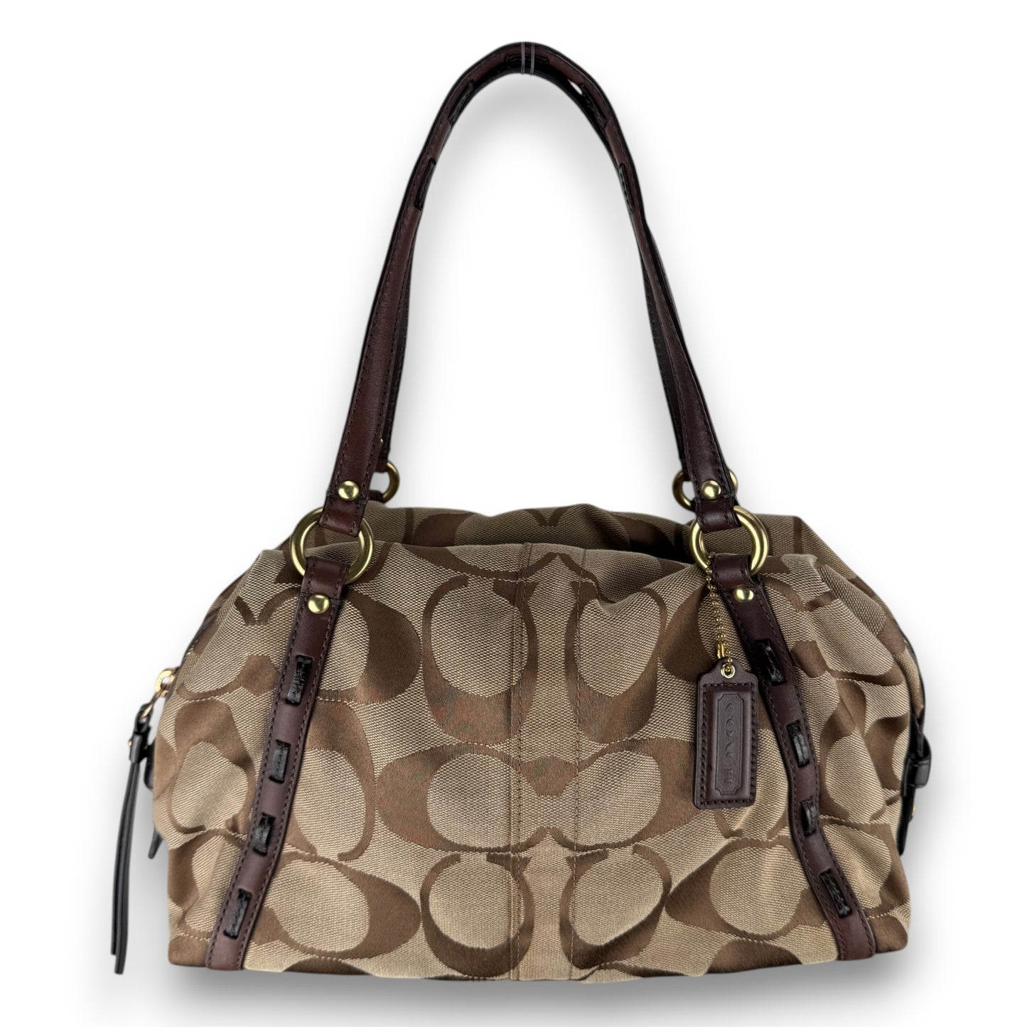 COACH SIGNATURE MAGGIE SHOULDER BAG