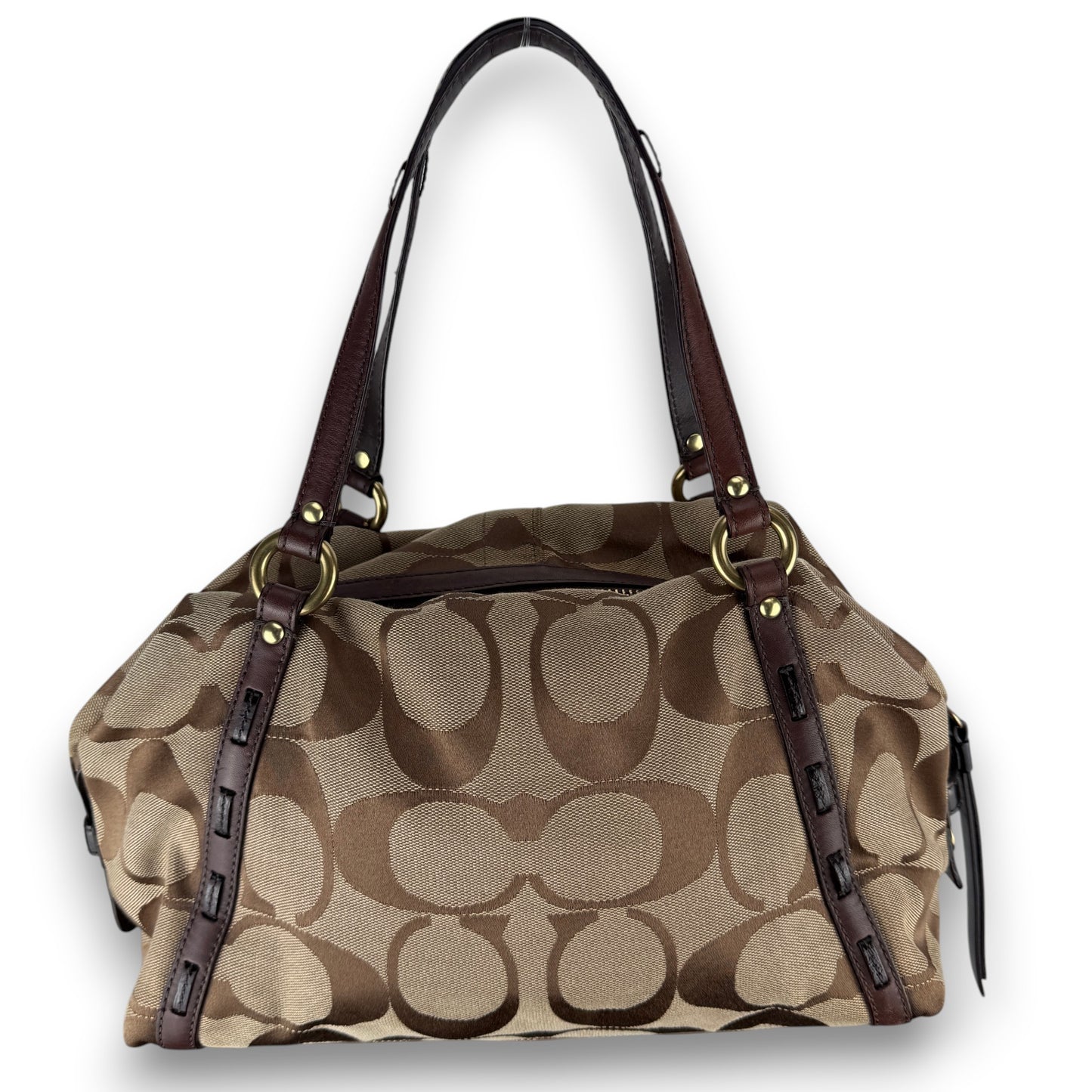 COACH SIGNATURE MAGGIE SHOULDER BAG