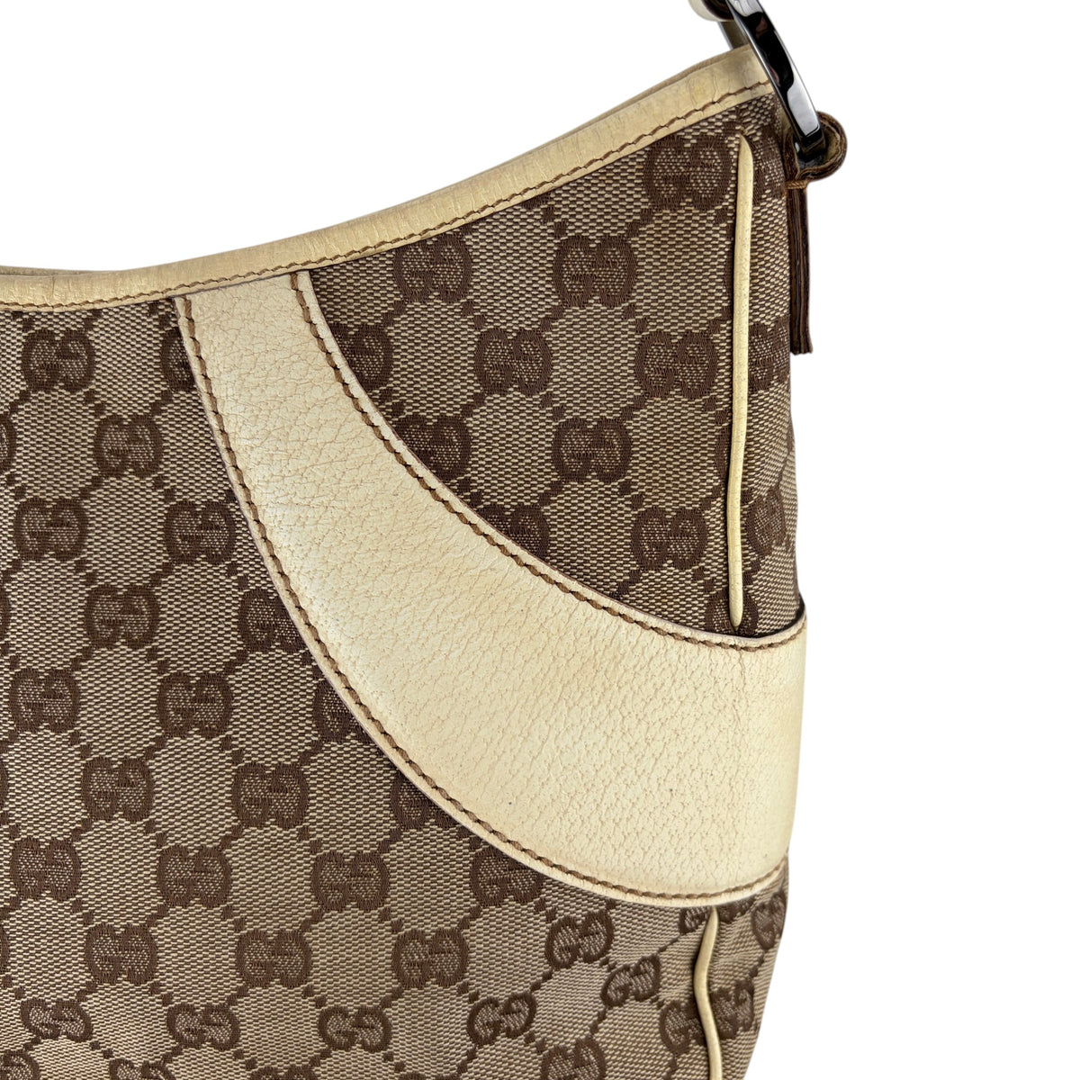 GUCCI GG CANVAS HOBO BAG