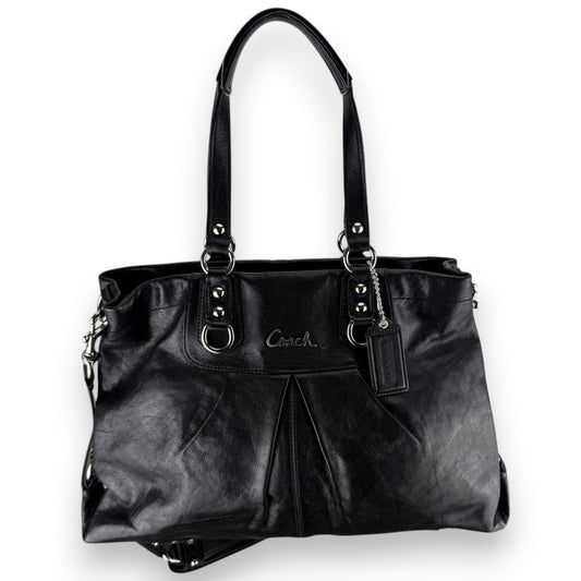 COACH ASHLEY LEATHER SATCHEL BAG