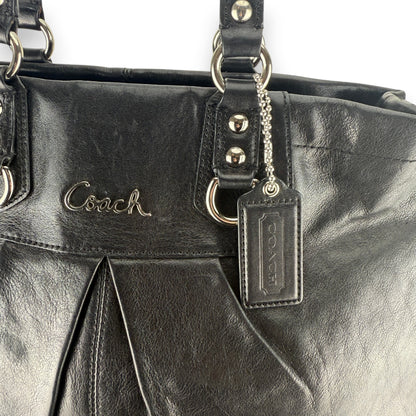 COACH ASHLEY LEATHER SATCHEL BAG