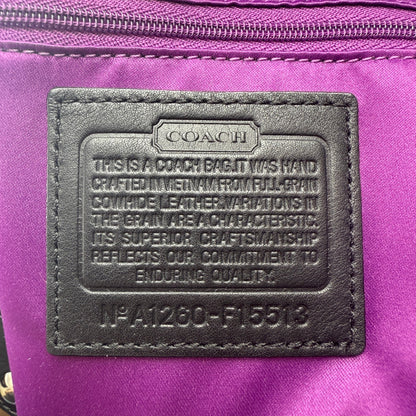 COACH ASHLEY LEATHER SATCHEL BAG