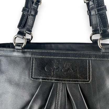 COACH SIGNATURE JACQUARD STRIPE BAG (LARGE) 