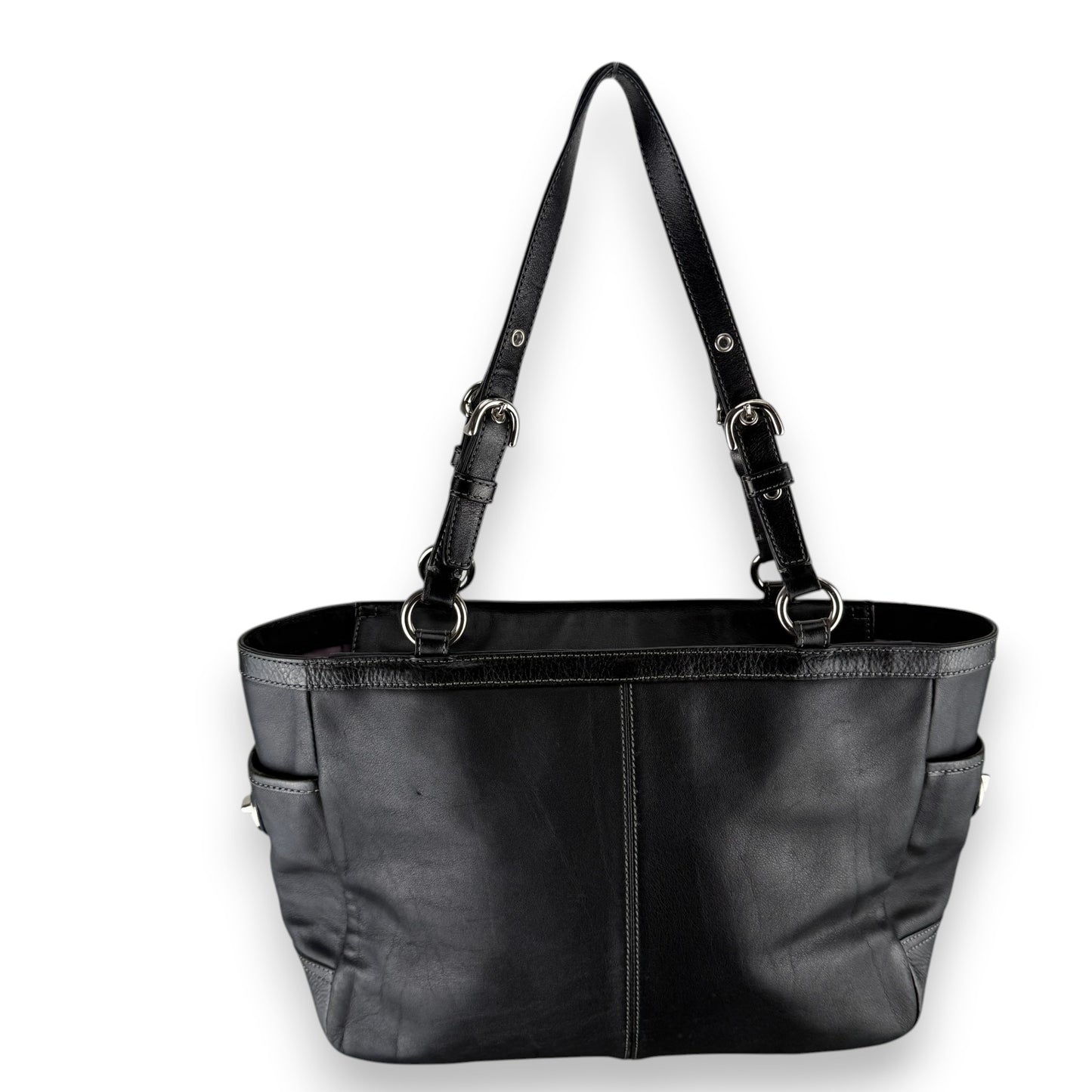 COACH SIGNATURE JACQUARD STRIPE BAG (LARGE) 