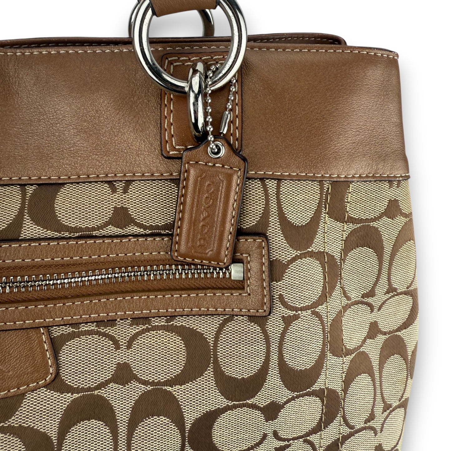 COACH SIGNATURE PENELOPE SHOPPER BAG