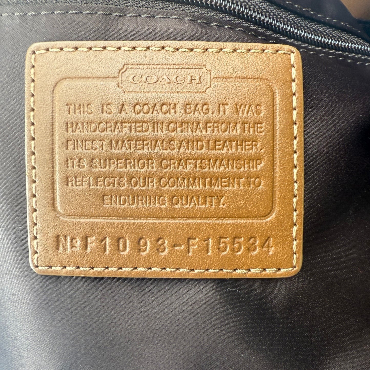 COACH SIGNATURE PENELOPE SHOPPER BAG