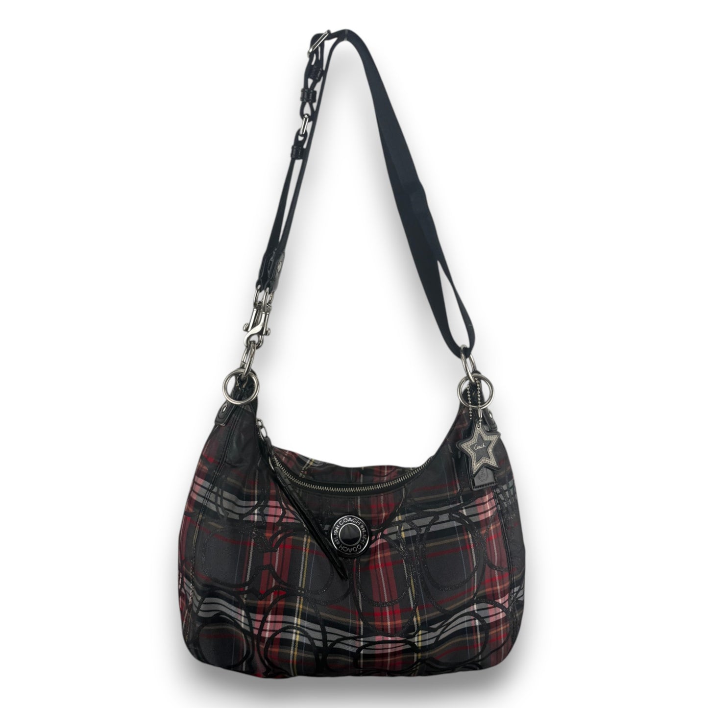 COACH SIGNATURE JACQUARD STRIPE BAG (LARGE) 