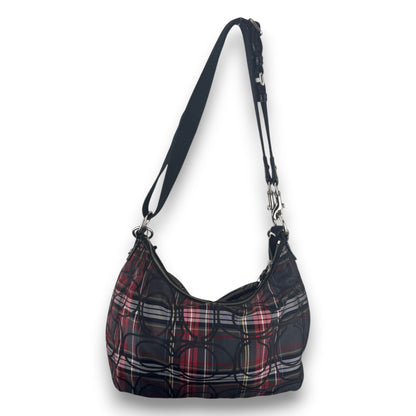 COACH SIGNATURE JACQUARD STRIPE BAG (LARGE) 