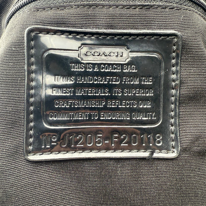 COACH SIGNATURE JACQUARD STRIPE BAG (LARGE) 