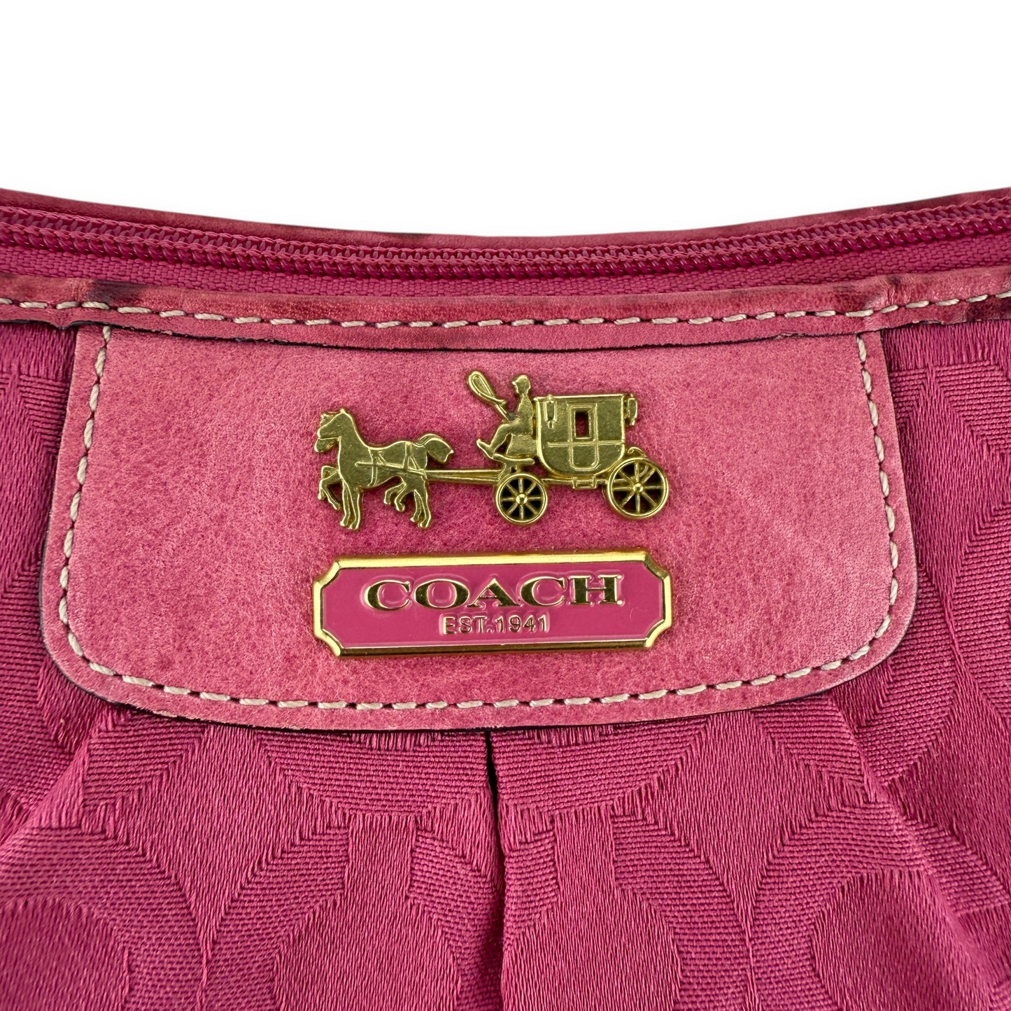 COACH MADISON OP ART MINI BAG PINK