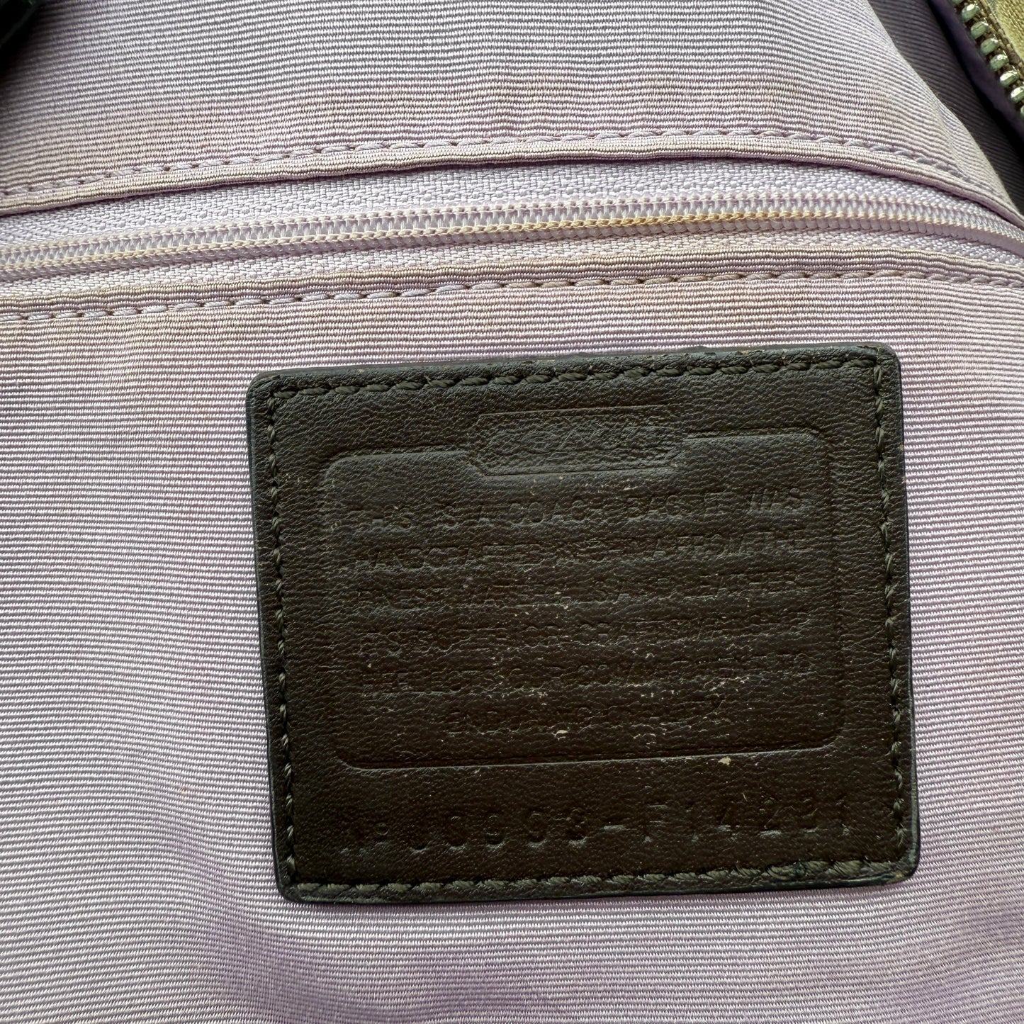 COACH SIGNATURE JACQUARD STRIPE BAG (LARGE) 