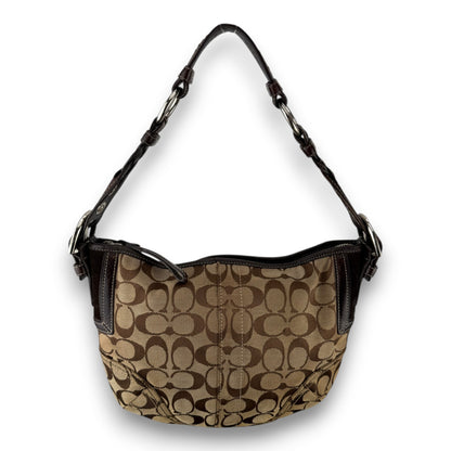 COACH SIGNATURE BRAIDED HOBO BAG
