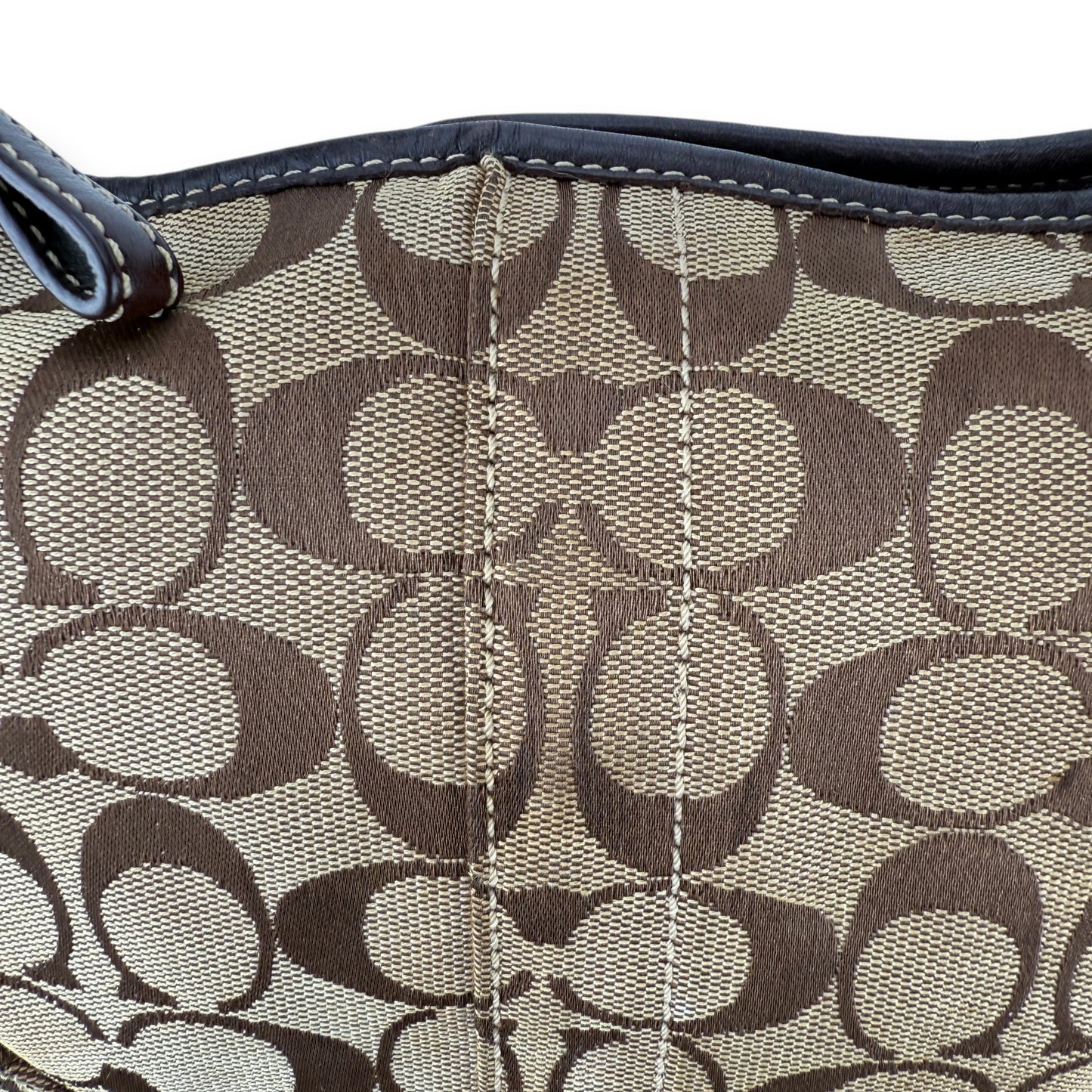 COACH SIGNATURE BRAIDED HOBO BAG