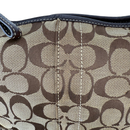 COACH SIGNATURE BRAIDED HOBO BAG