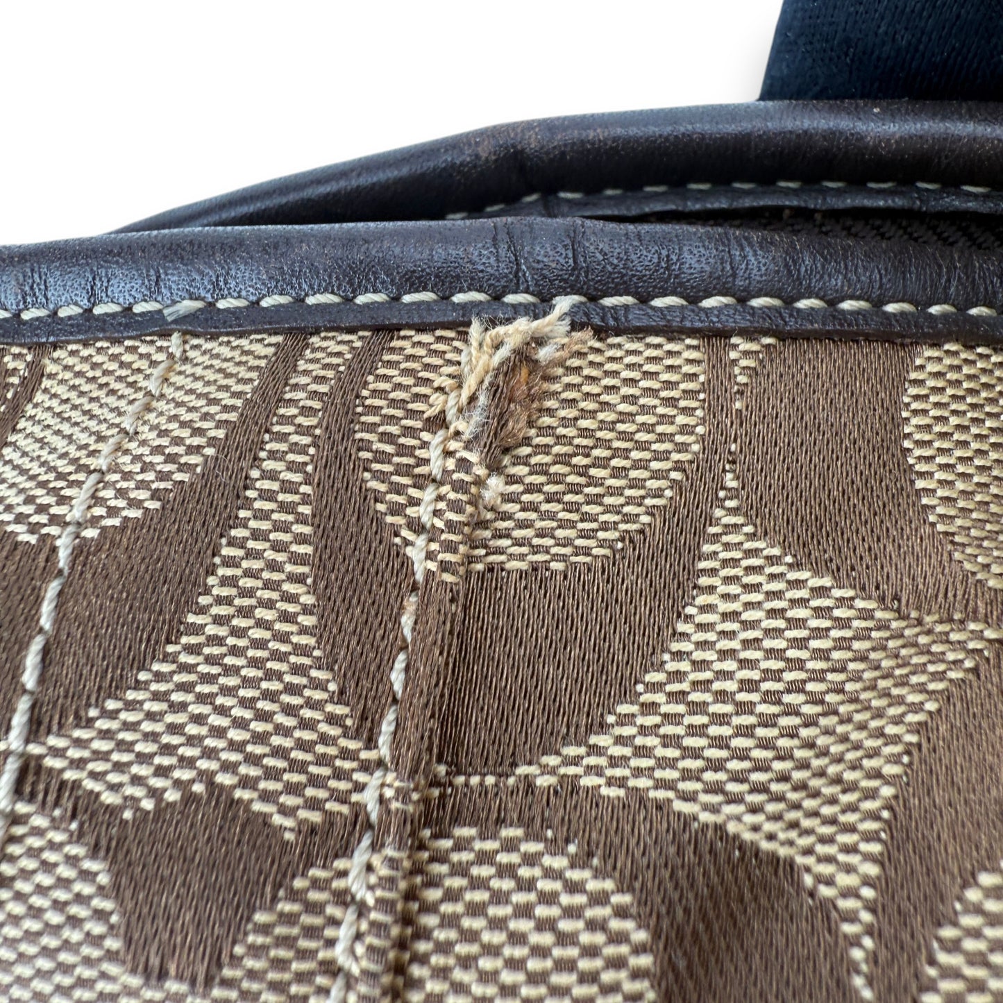 COACH SIGNATURE BRAIDED HOBO BAG