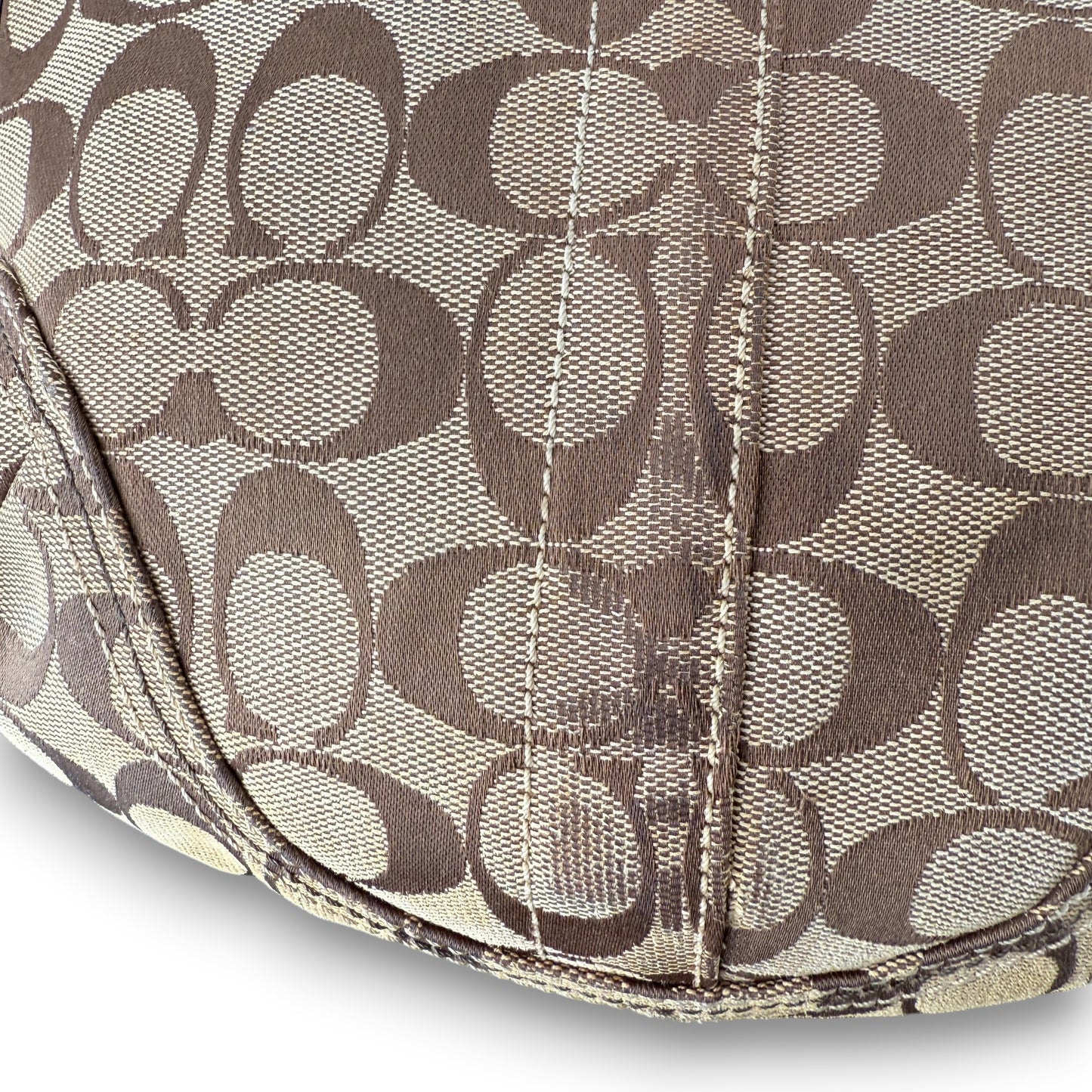 COACH SIGNATURE BRAIDED HOBO BAG