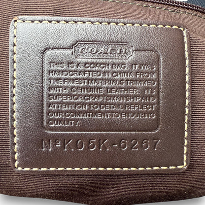 COACH SIGNATURE BRAIDED HOBO BAG