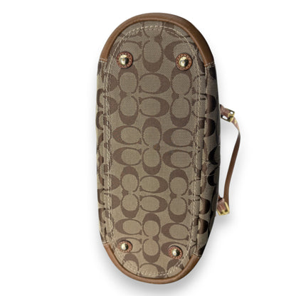 COACH SIGNATURE JACQUARD STRIPE BAG (LARGE) 