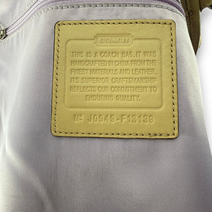 COACH SIGNATURE LEAH SHOULDER BAG