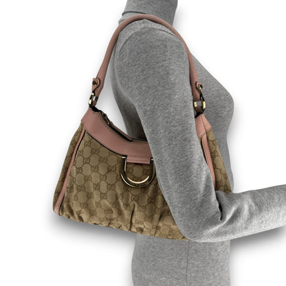 GUCCI D-RING PINK ABBEY BAG (SMALL)