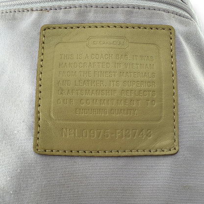 COACH SIGNATURE PLEATED TOTE BAG