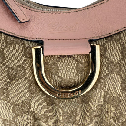 GUCCI D-RING PINK ABBEY BAG (SMALL)