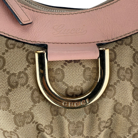 GUCCI D-RING PINK ABBEY BAG (SMALL)