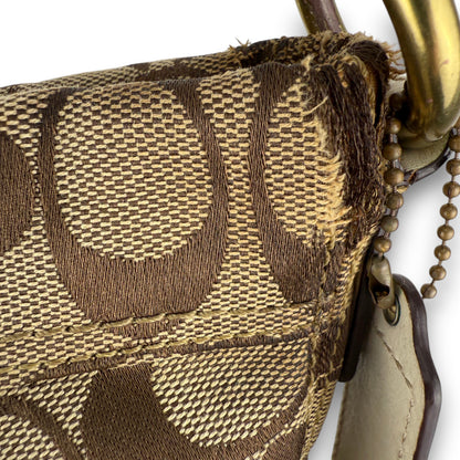 COACH SIGNATURE JACQUARD HOBO BAG