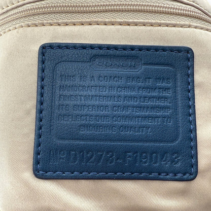 COACH SIGNATURE JACQUARD STRIPE BAG (LARGE) 