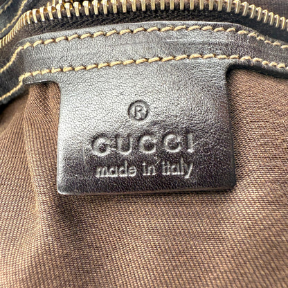 GUCCI GG CANVAS MEDIUM PELHAM STUDDED TOTE BAG