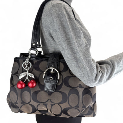 COACH SIGNATURE SOHO SIGNATURE SHOULDER BAG