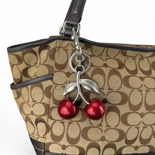 COACH SIGNATURE CANVAS SHOPPER BAG