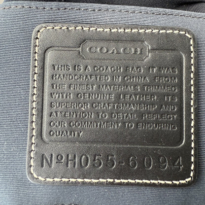 COACH SIGNATURE BLACK DEMI POUCH