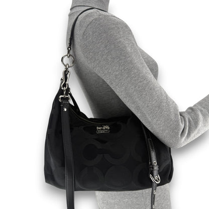 COACH MADISON HAILEY OP ART SHOULDER BAG