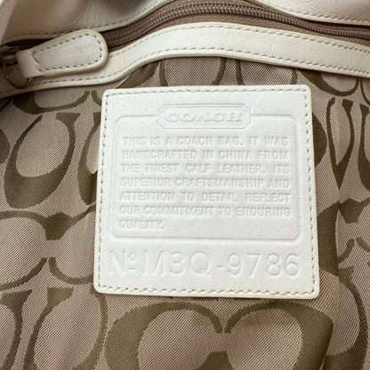 COACH GLAZED LEATHER GALLERY TOTE BAG