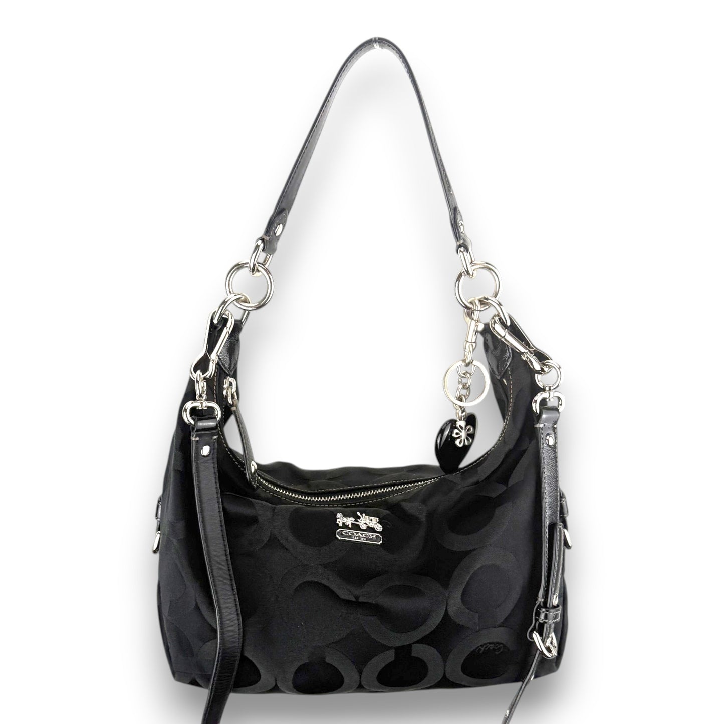 COACH MADISON HAILEY OP ART SHOULDER BAG
