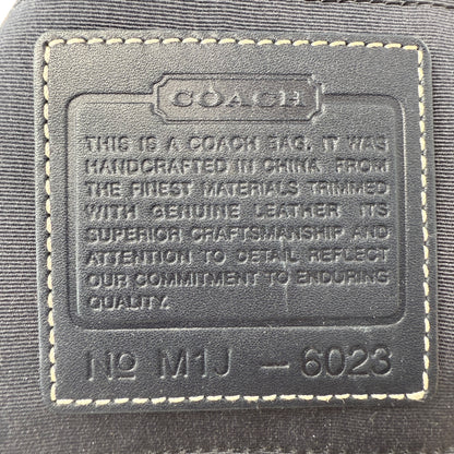 COACH SIGNATURE TABBY LEATHER HANDBAG