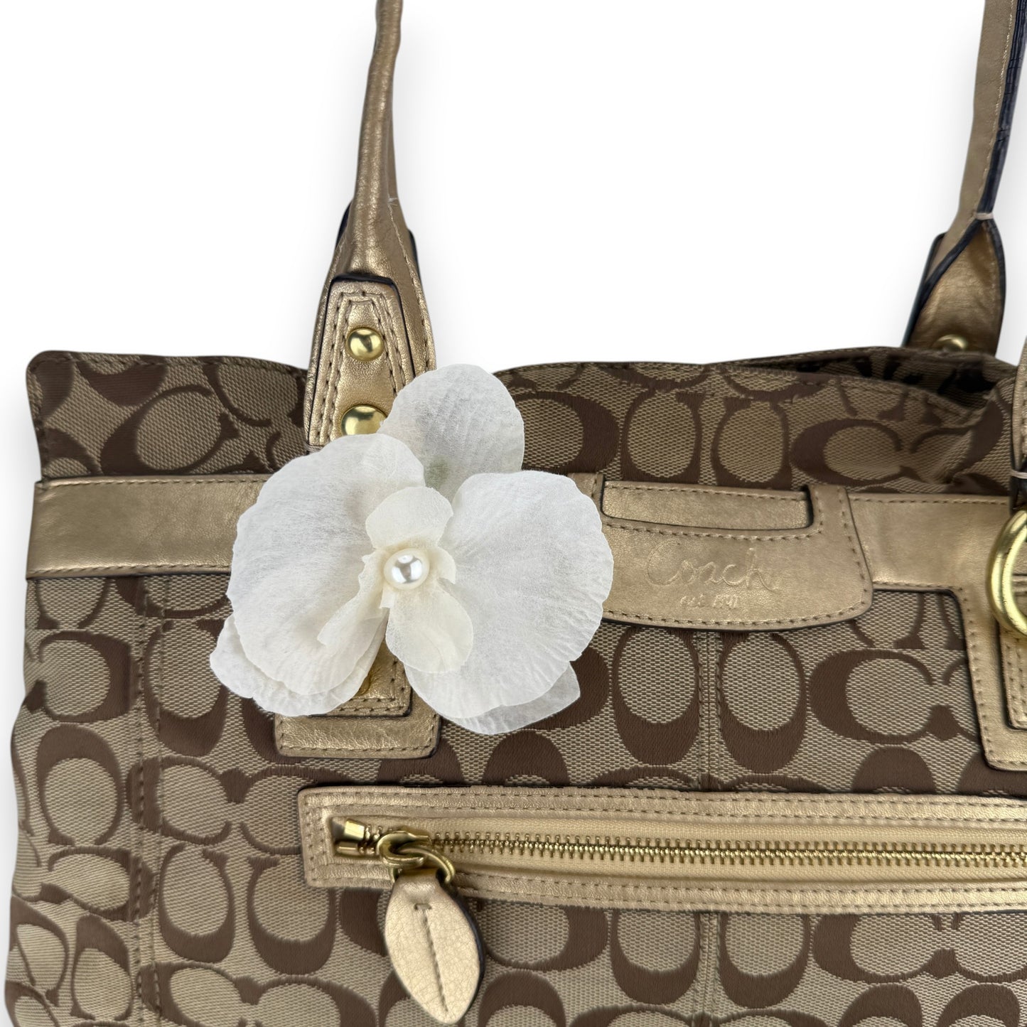 COACH SOHO PLEATED SIGNATURE TOTE 